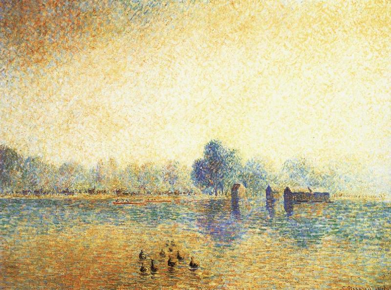 Camille Pissarro Hyde Park oil painting picture